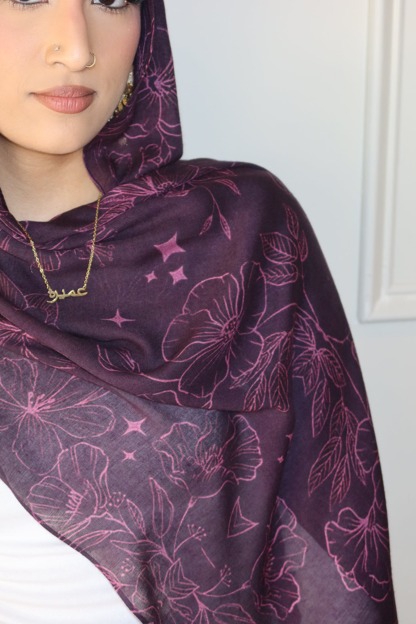 Plum Night Floral