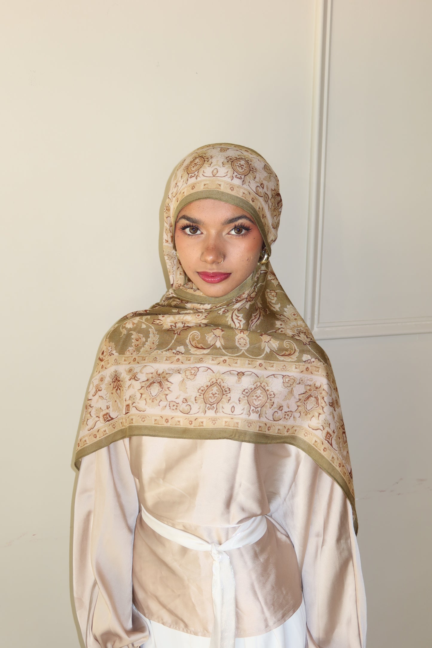 Olive Heirloom Pashmina