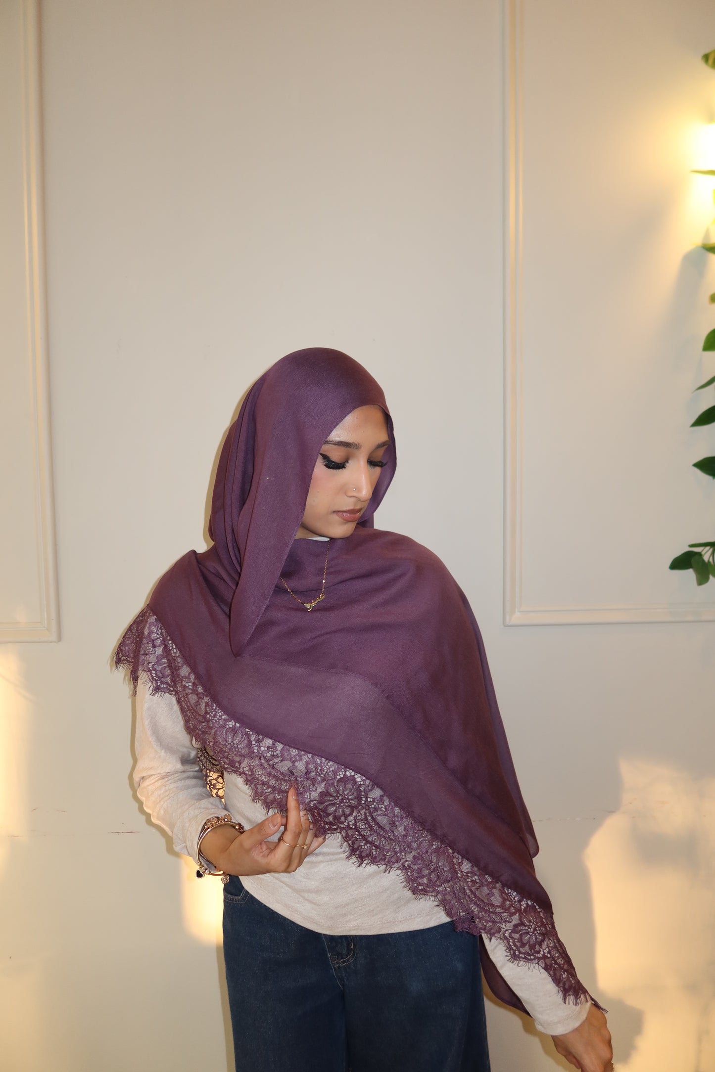 Dusty Plum Lace