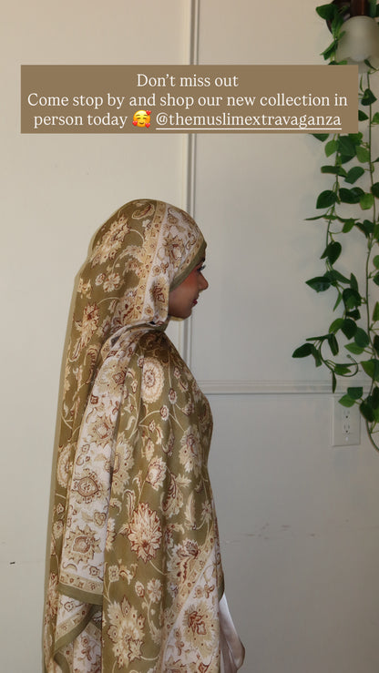 Olive Heirloom Pashmina