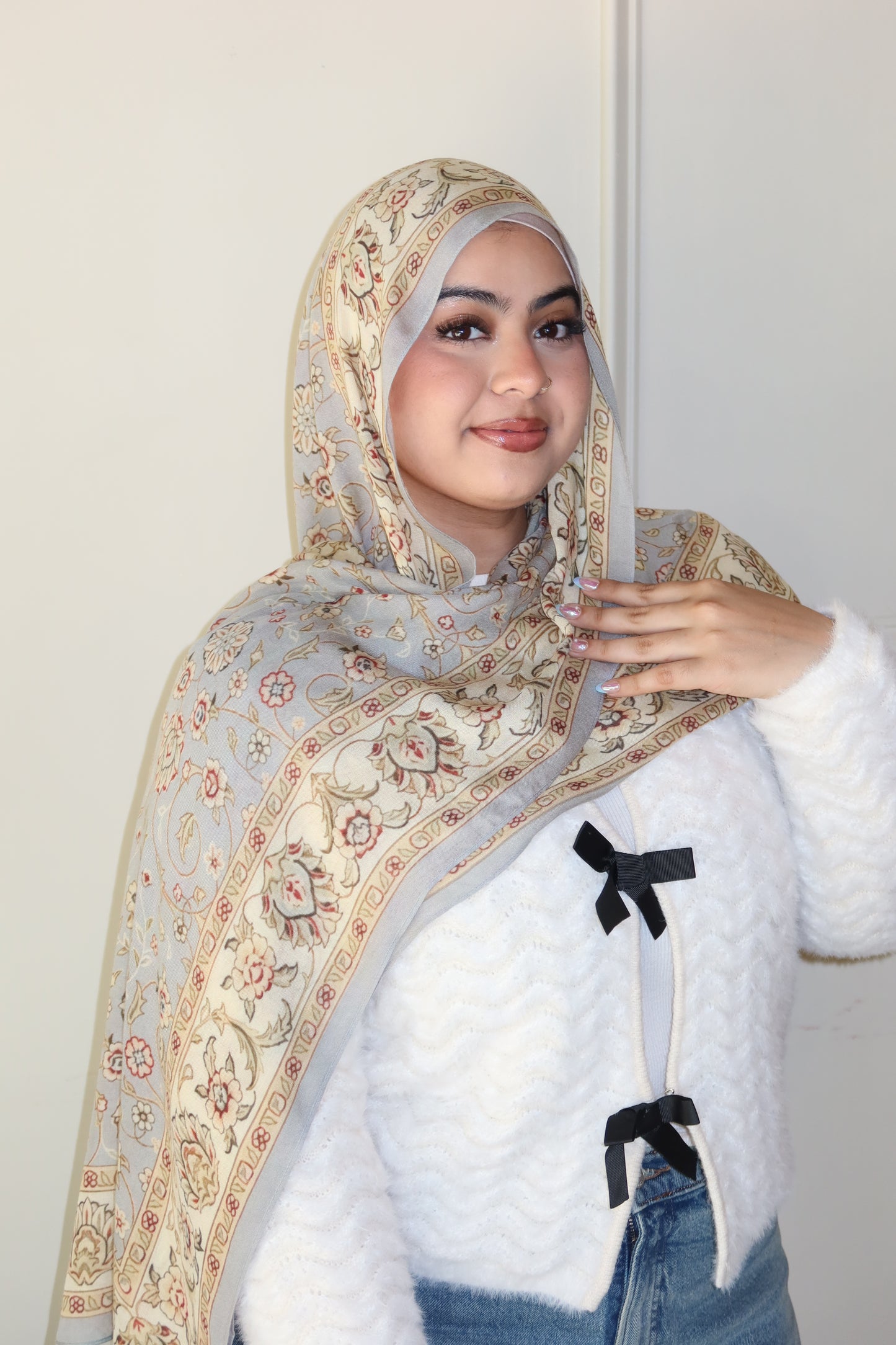 Frosted Dove Pashmina