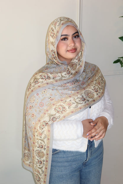 Frosted Dove Pashmina