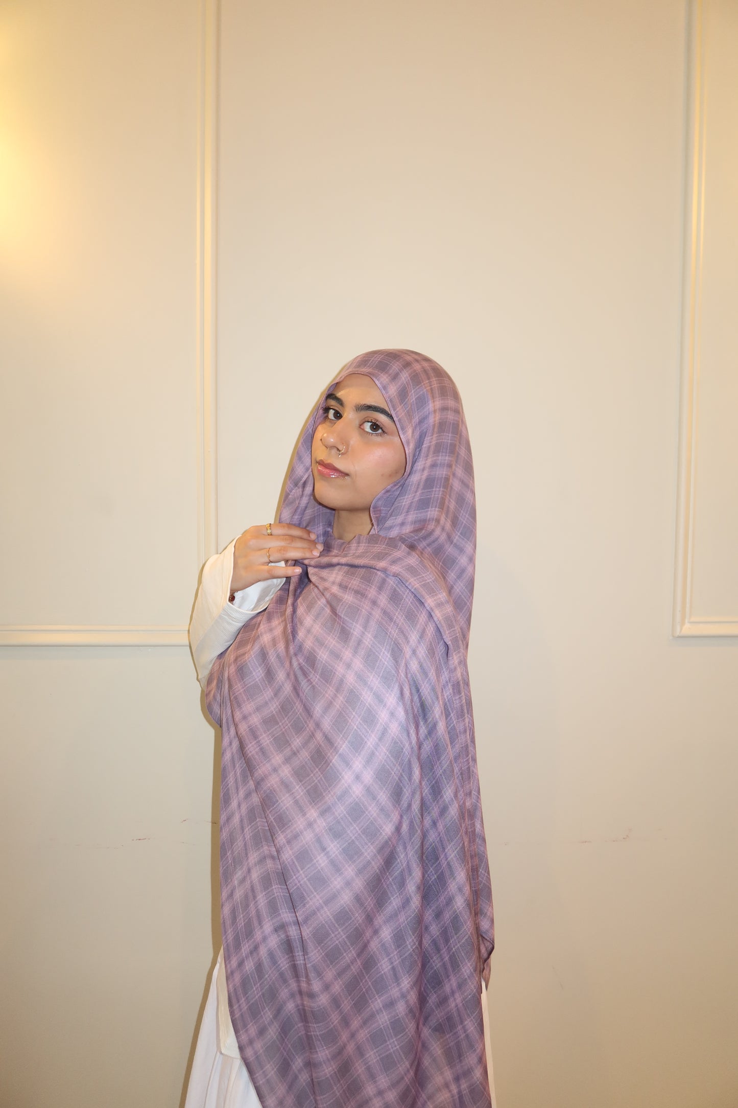 Lilac Blush Plaid
