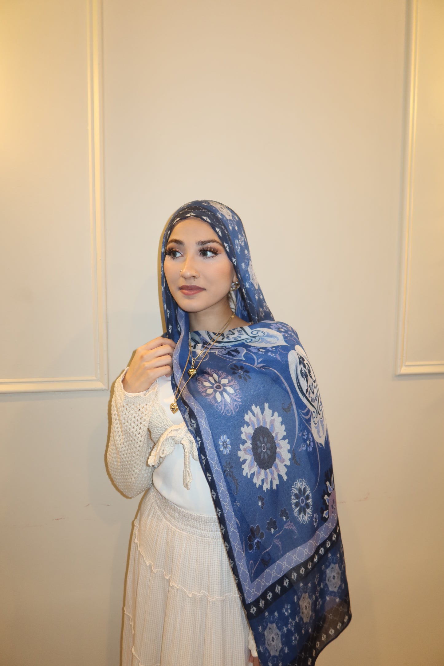 Royal Blue Pashmina