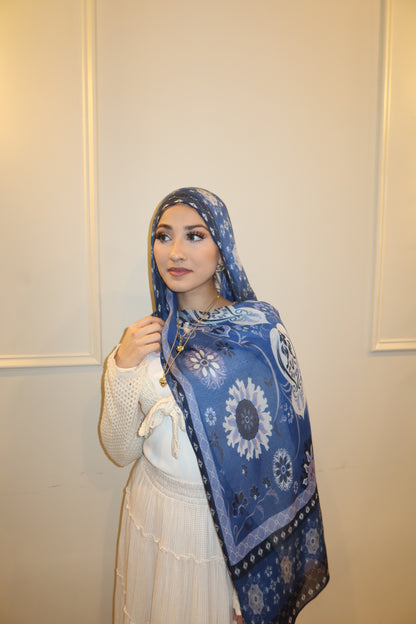 Royal Blue Pashmina