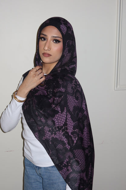 Purple Vintage Lace