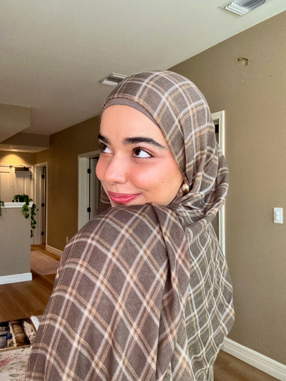 Mocha Brown Plaid