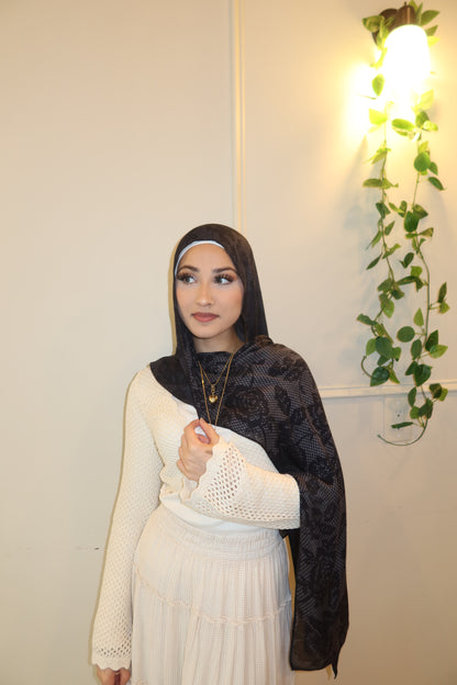 Black Vintage Lace
