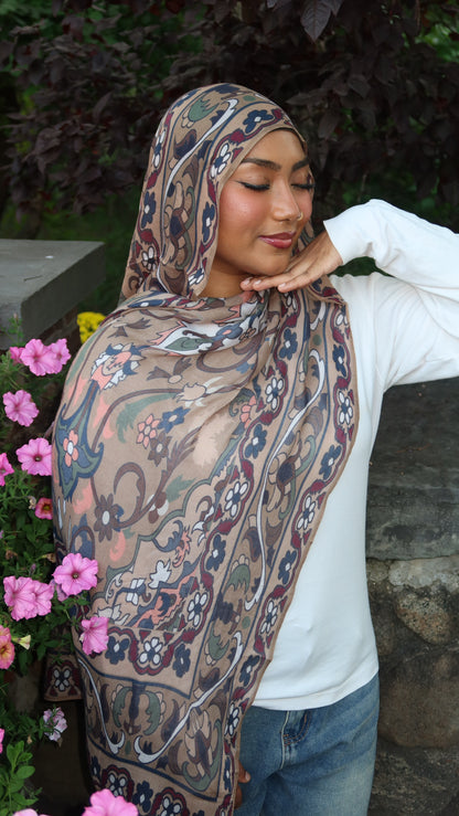 Golden Serenity Pashmina