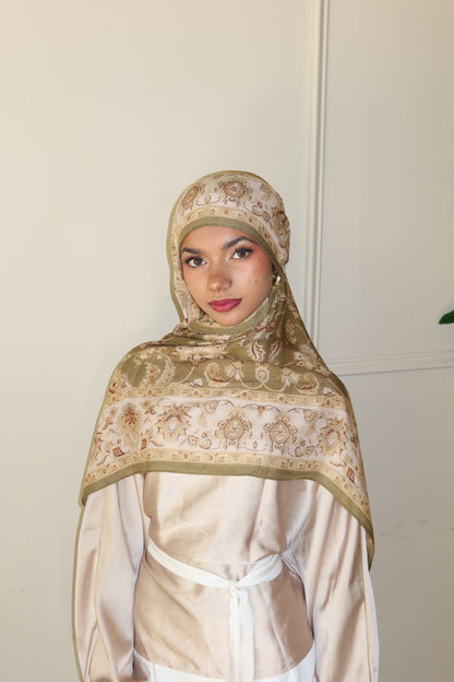 Olive Heirloom Pashmina