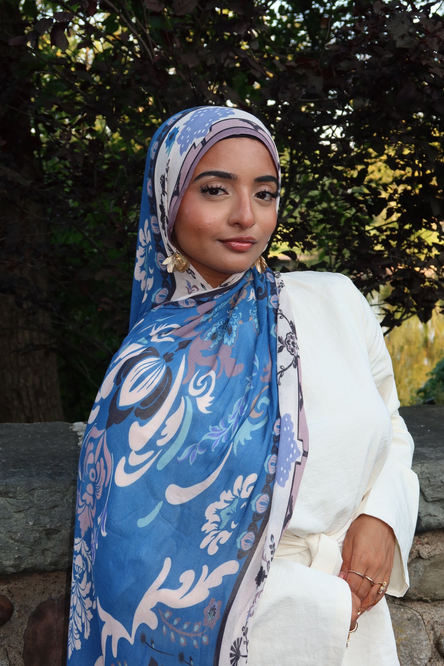 Sapphire Blue Pashmina