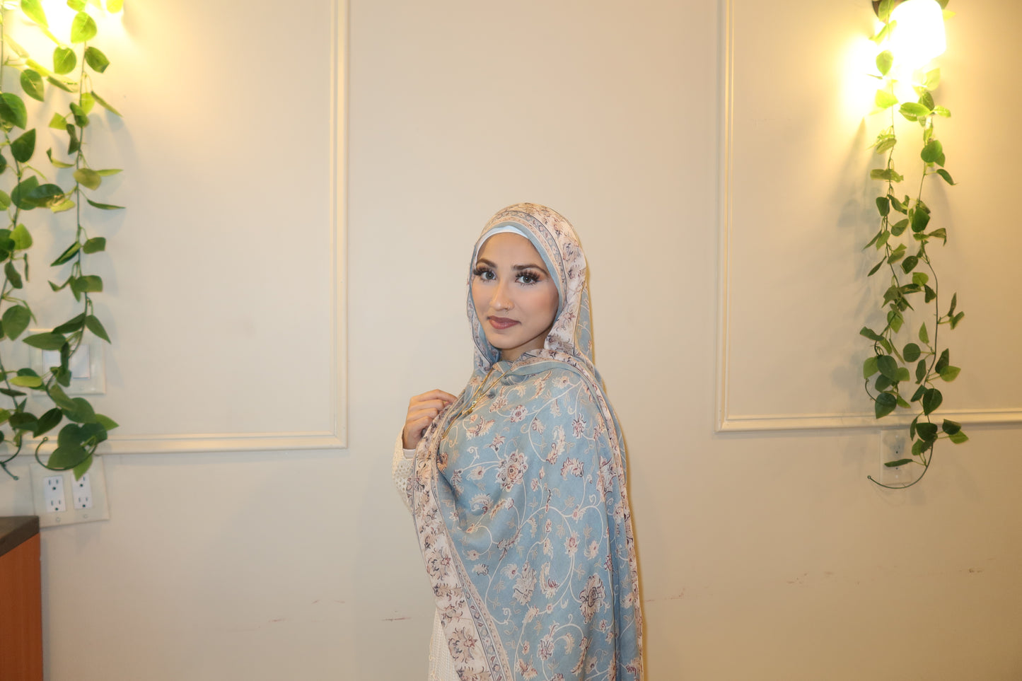 Soft Blue Pashmina