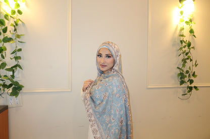 Soft Blue Pashmina