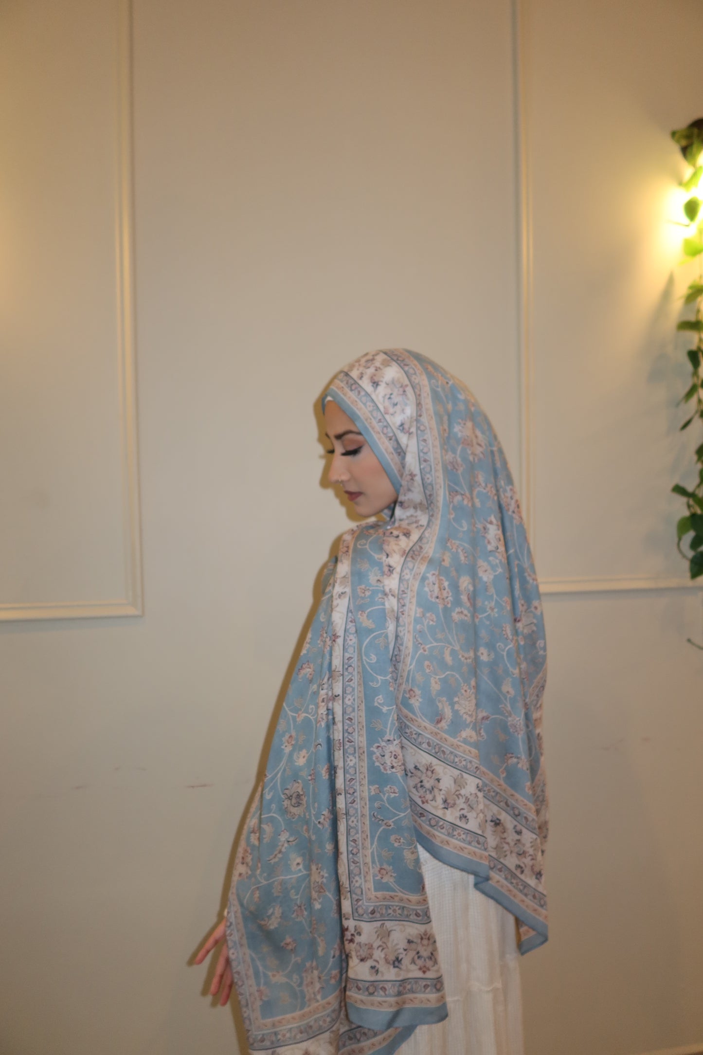 Soft Blue Pashmina