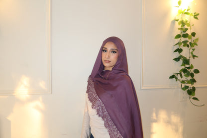 Dusty Plum Lace