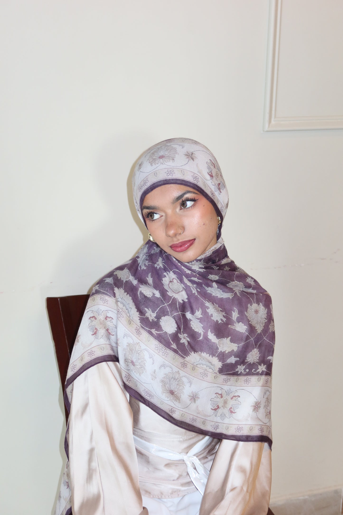 Plum Haze Pashmina