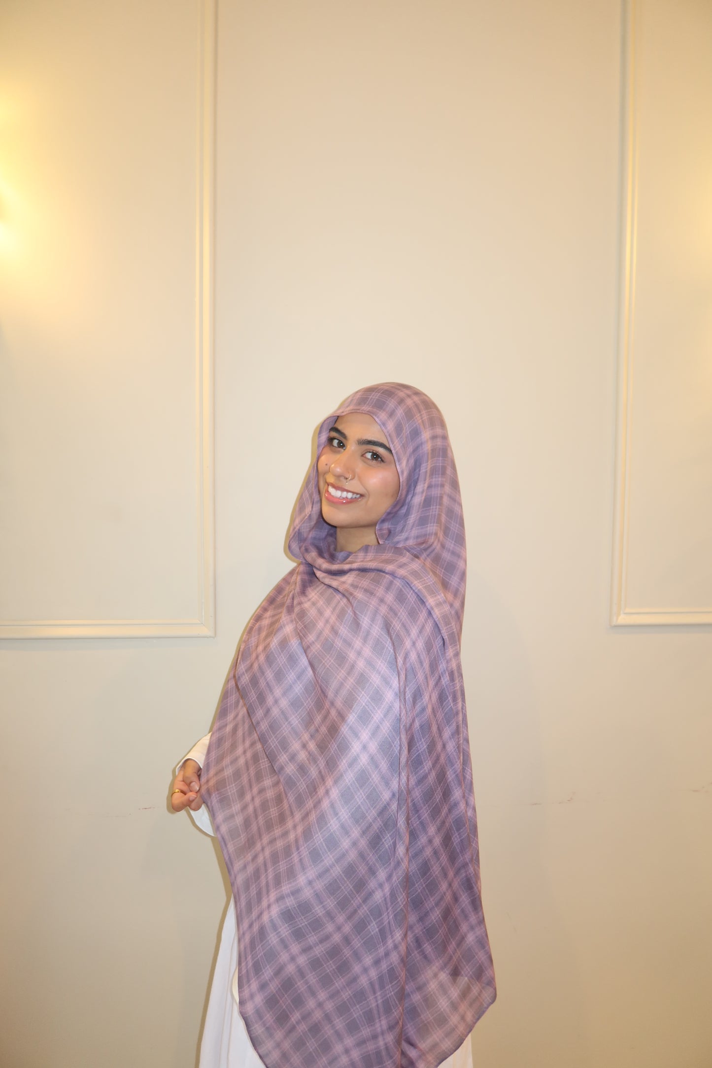 Lilac Blush Plaid