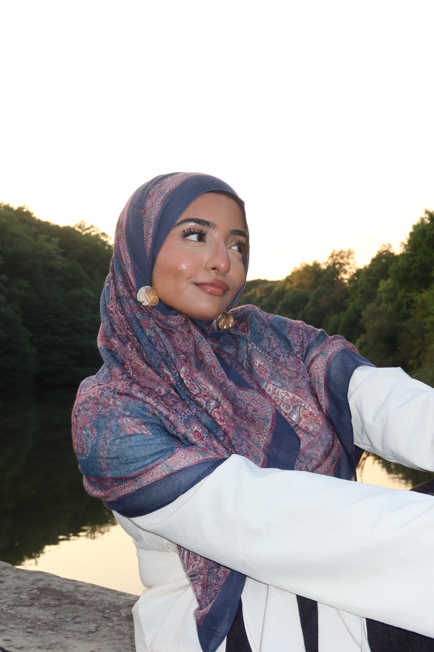 Royal Teal Pashmina