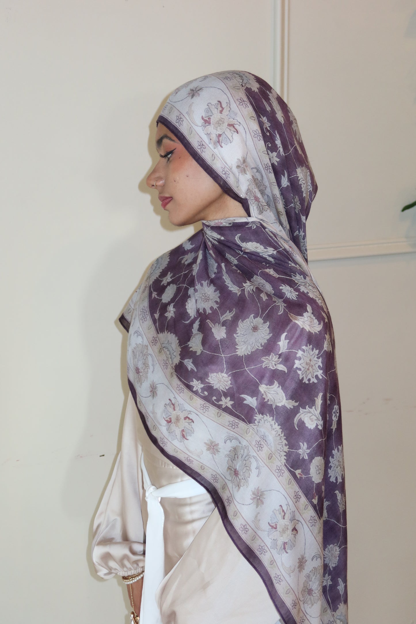 Plum Haze Pashmina
