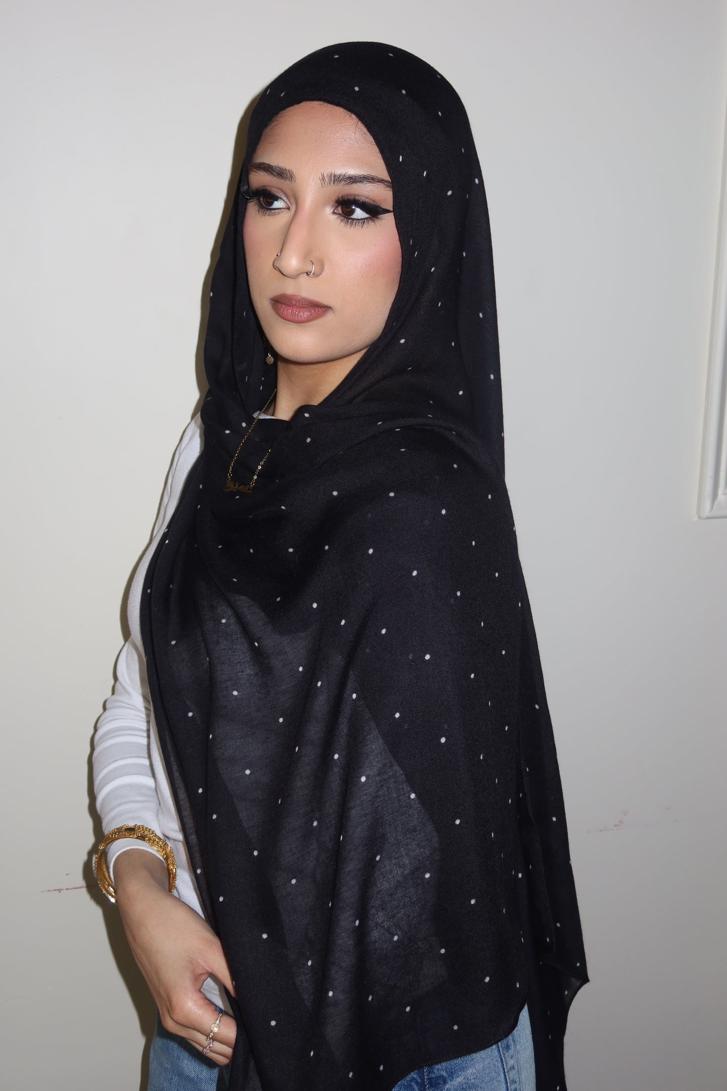 Black Polka Dot