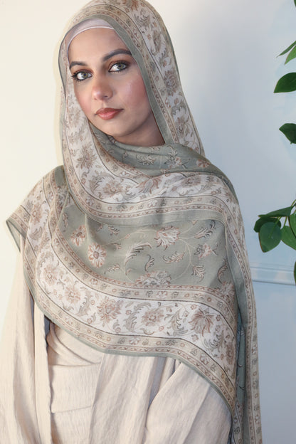 Soft Sage Pashmina