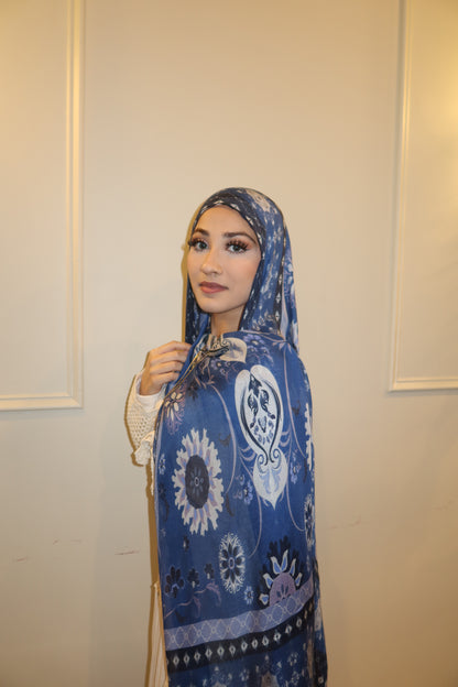 Royal Blue Pashmina
