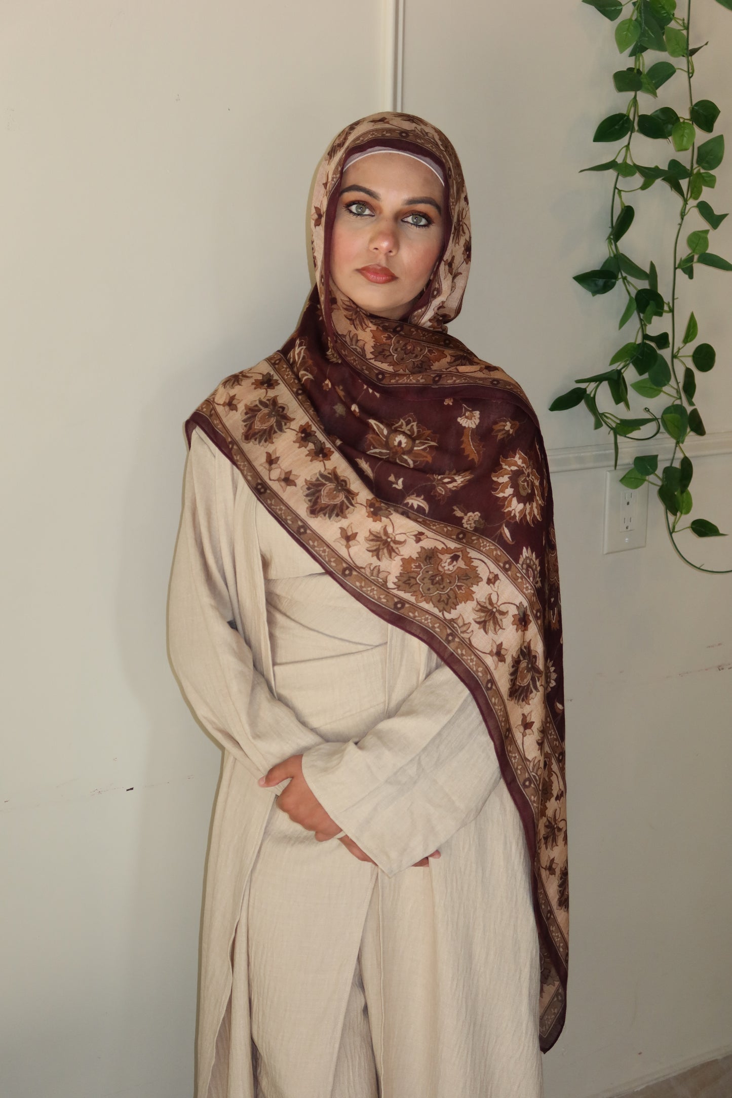 Chocolate Autumn Pashmina