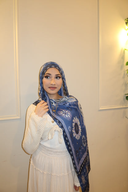 Royal Blue Pashmina