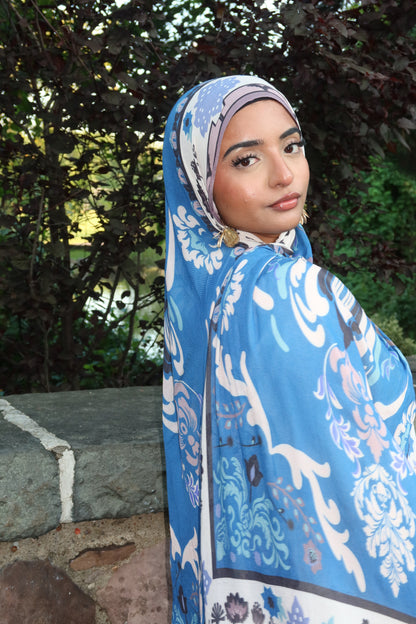 Sapphire Blue Pashmina