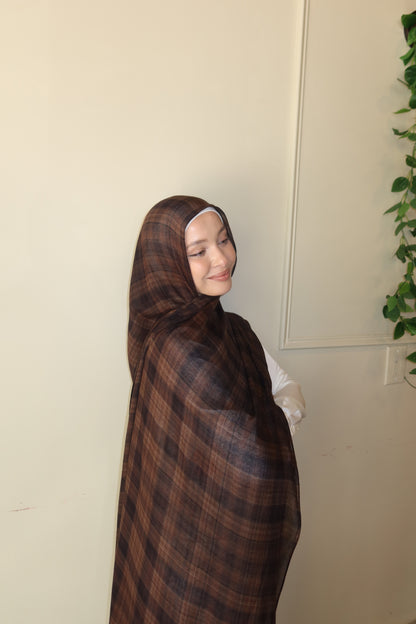Espresso Brown Plaid