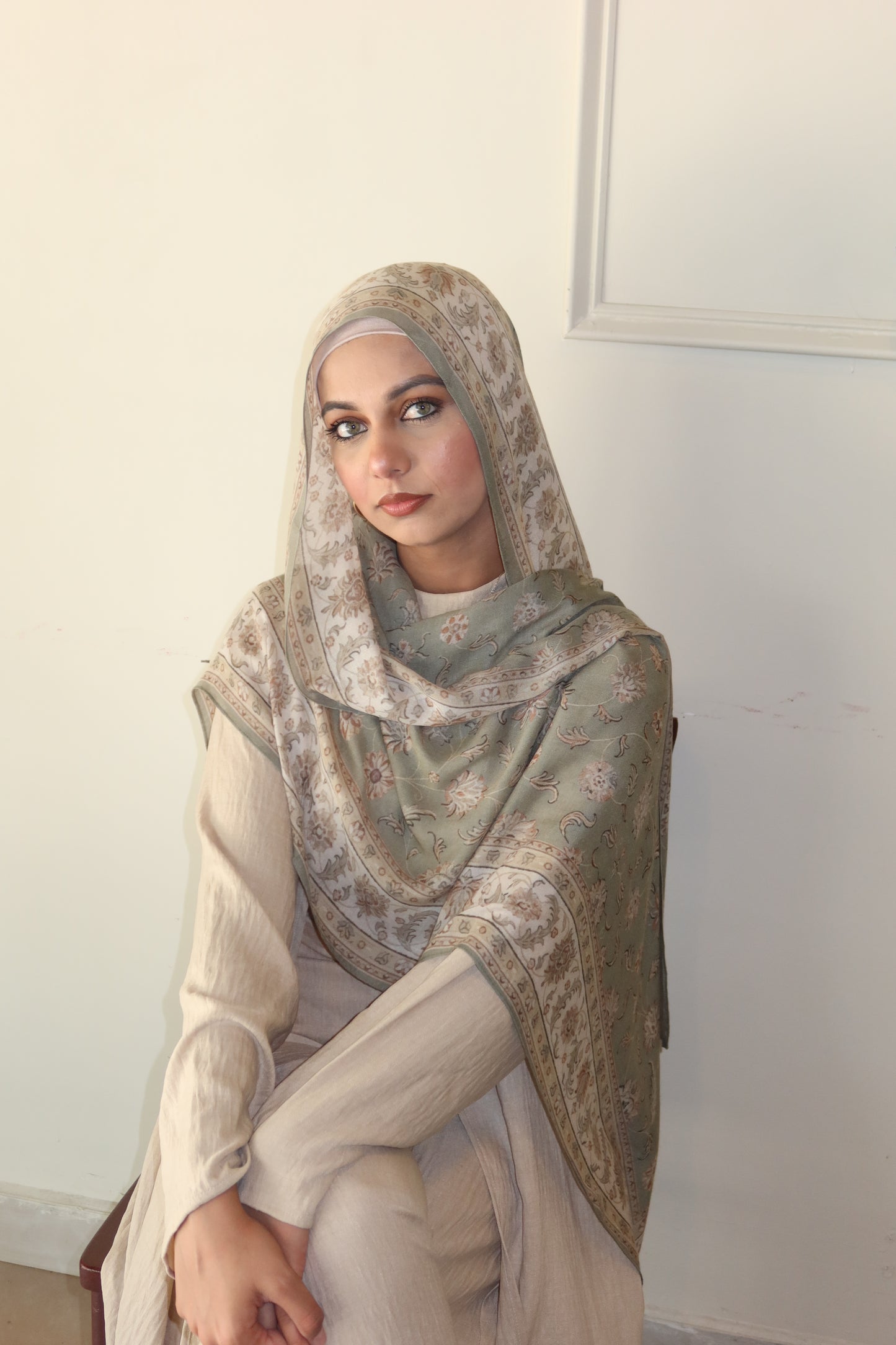 Soft Sage Pashmina