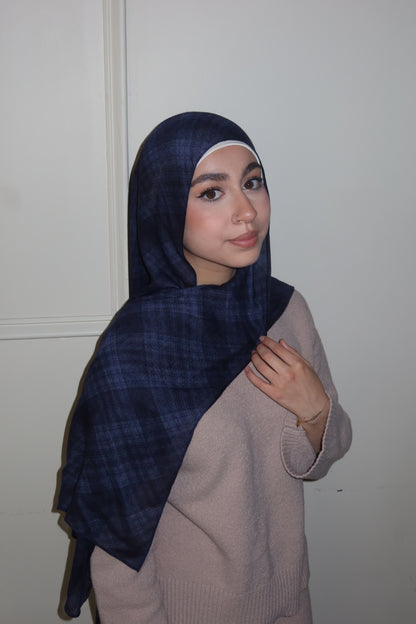 Navy Blue Plaid