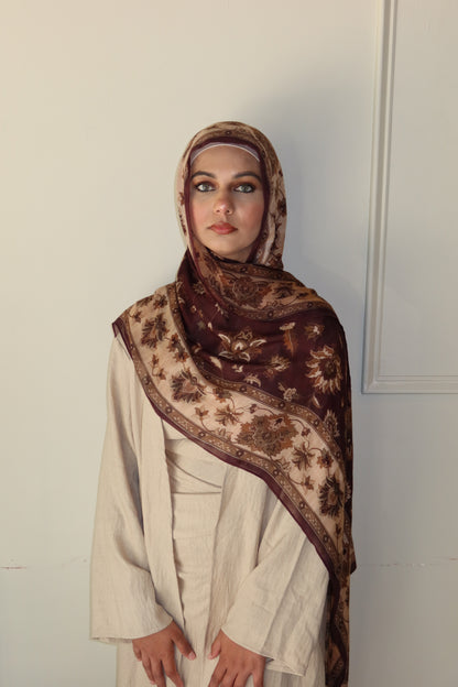 Chocolate Autumn Pashmina
