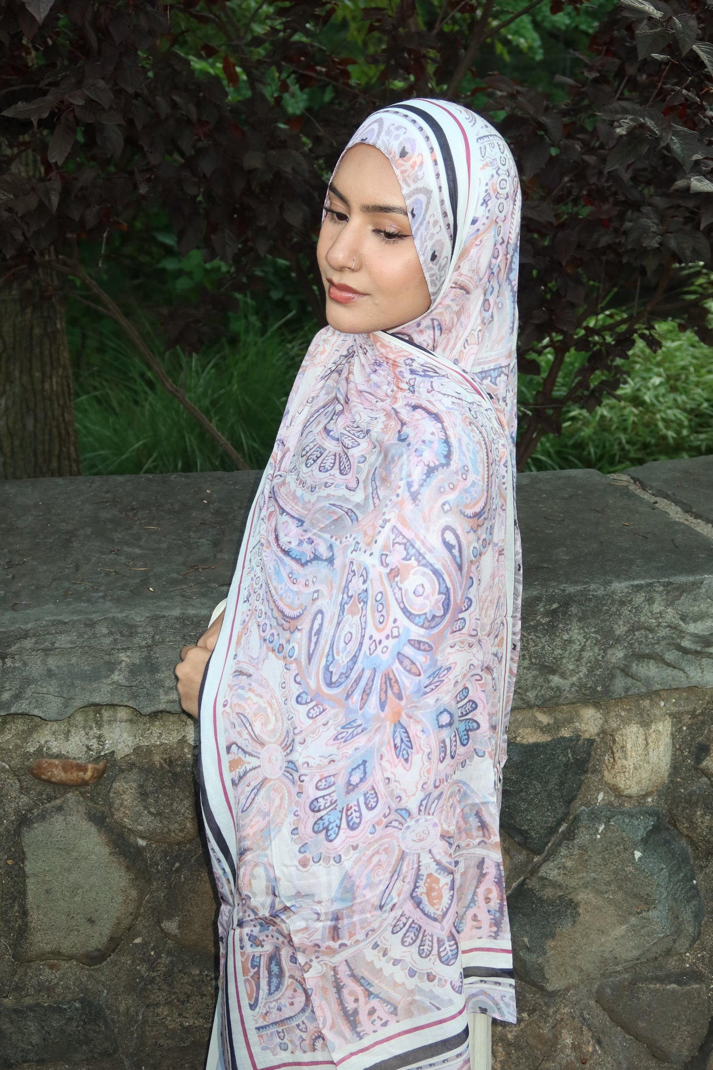 Lavender Rose Pashmina