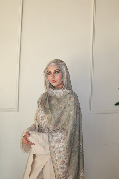Soft Sage Pashmina
