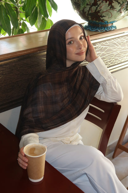Espresso Brown Plaid