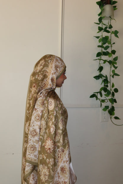 Olive Heirloom Pashmina