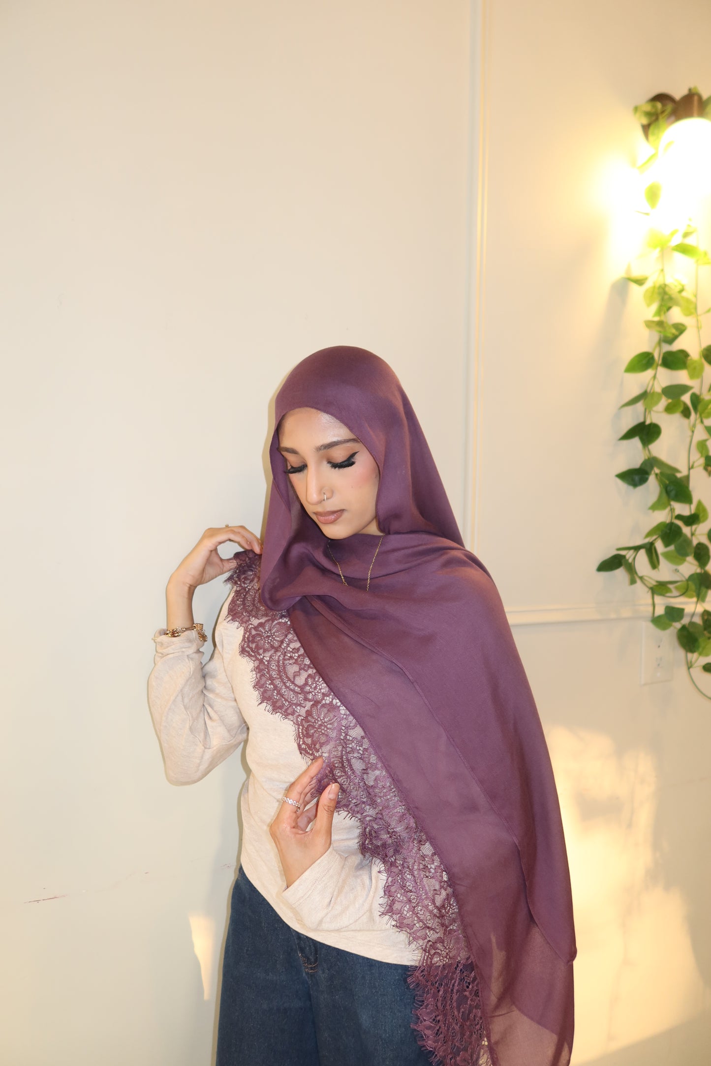 Dusty Plum Lace