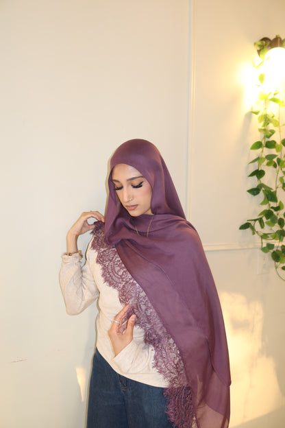 Dusty Plum Lace