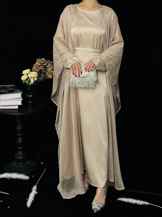 Shimmer Kaftan Butterfly Abayas