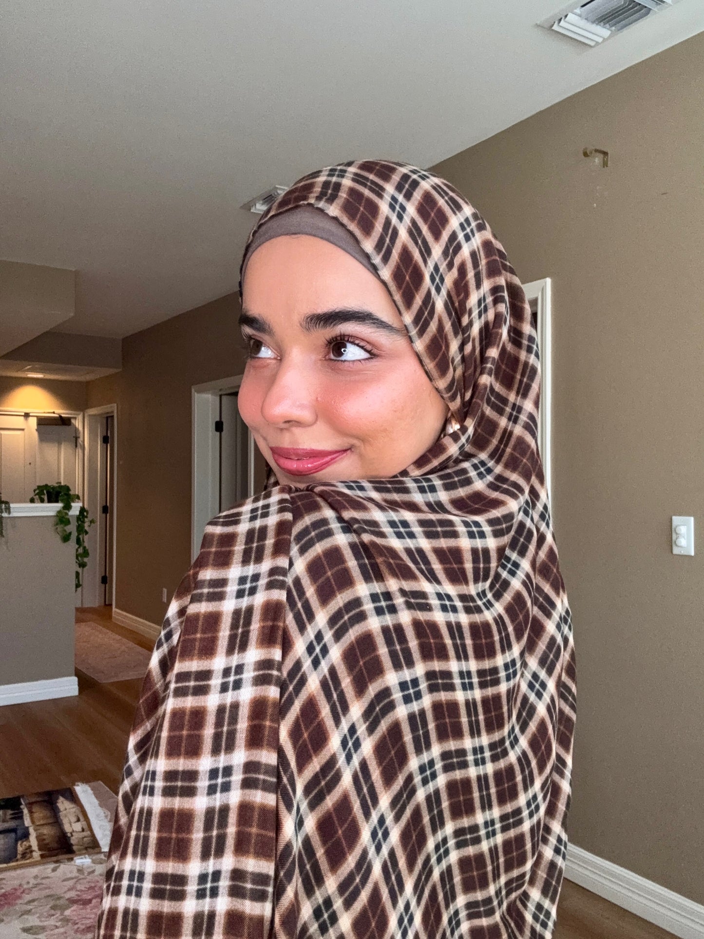 Cocoa Cream Plaid