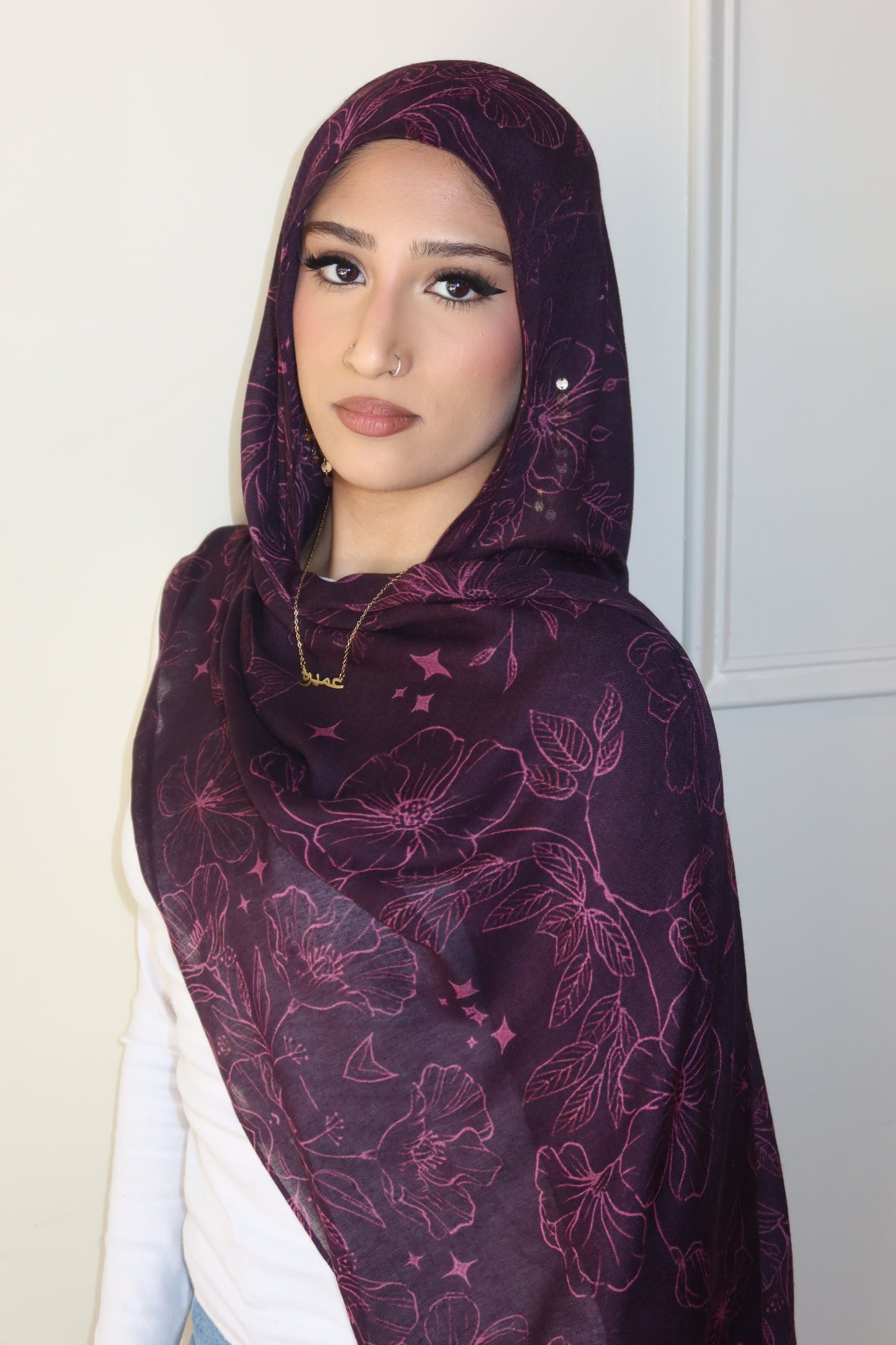 Plum Night Floral