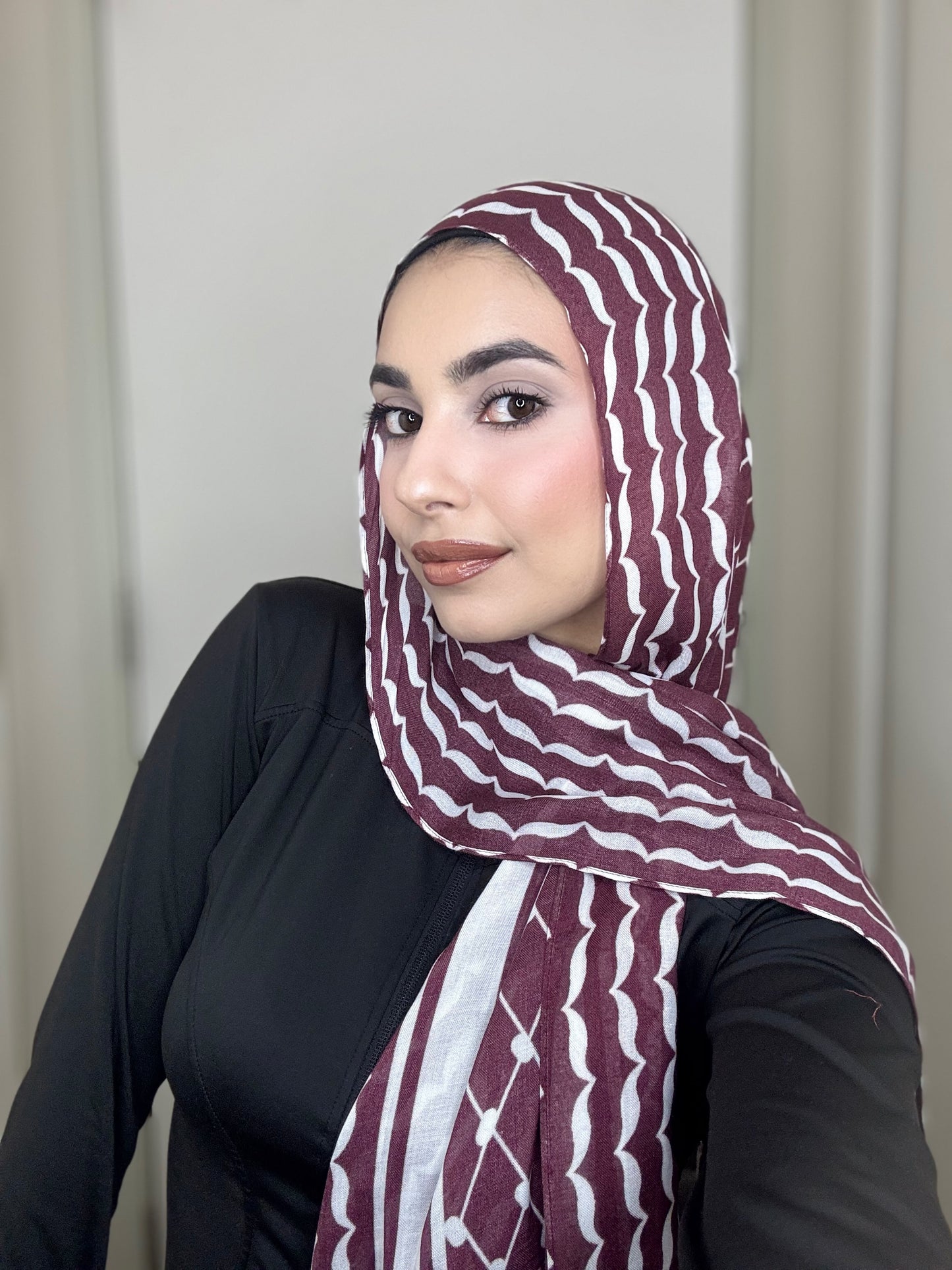 Maroon Keffiyeh