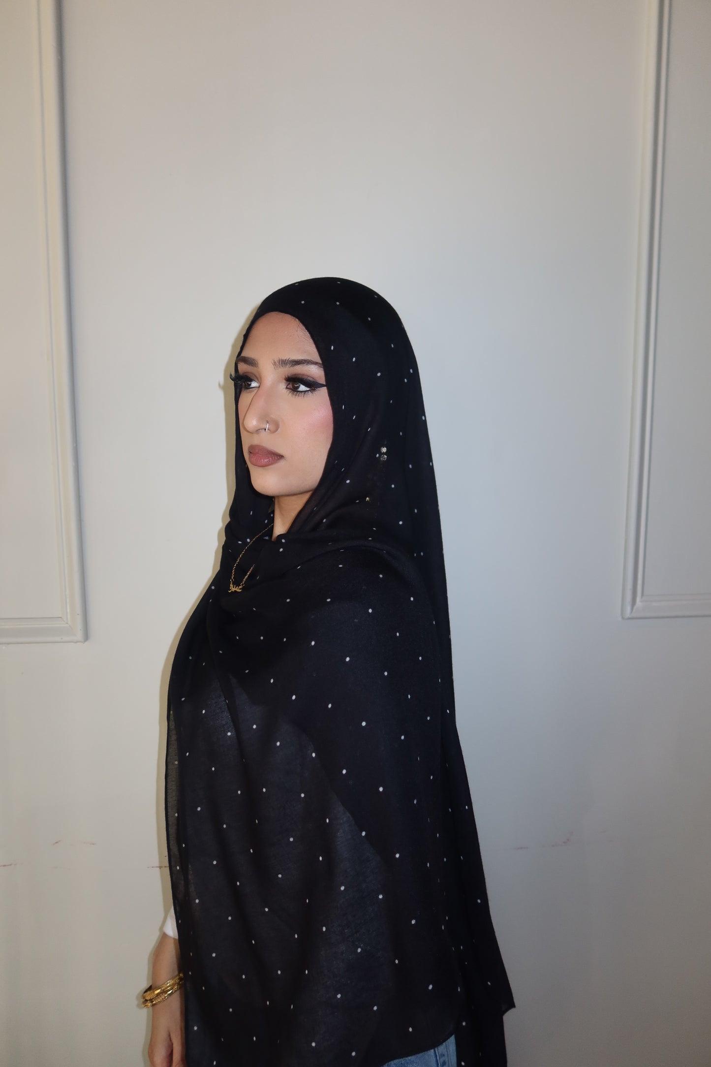 Black Polka Dot
