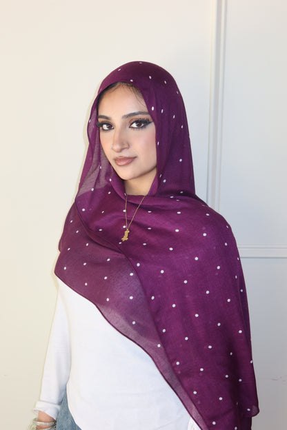 Purple Polka Dot