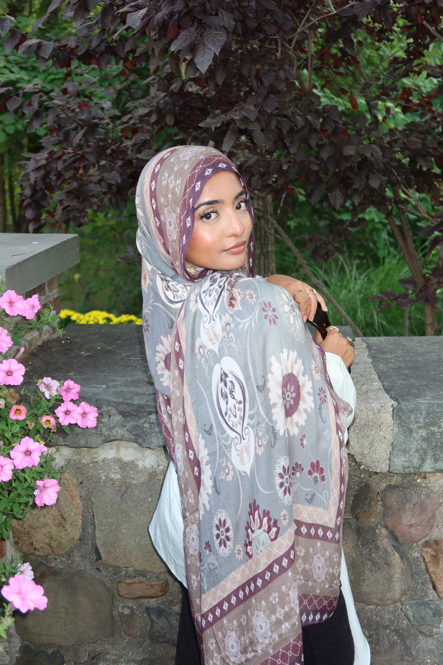 Autumn Sage Pashmina
