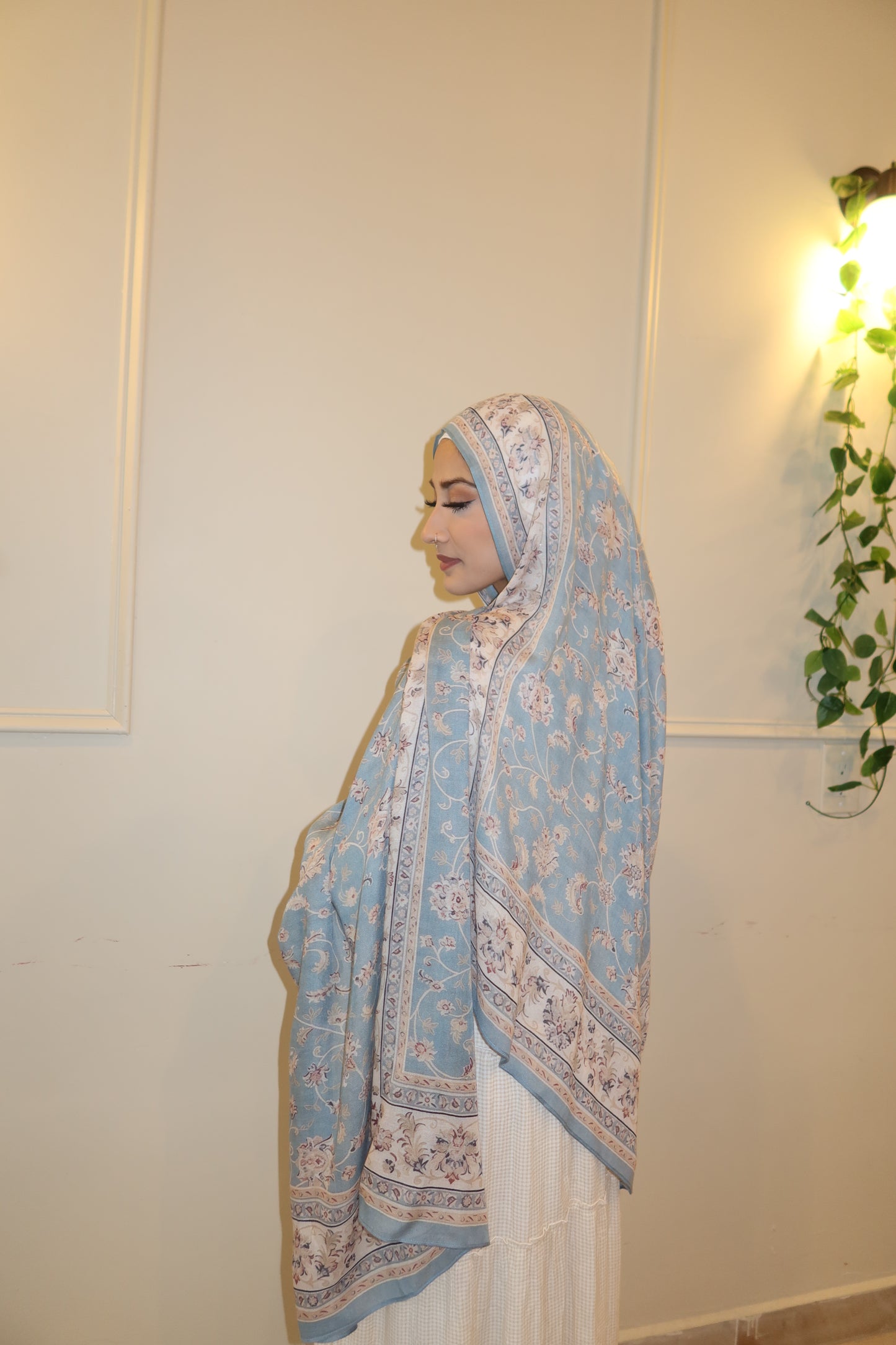 Soft Blue Pashmina