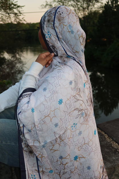 Crystal Pearl Pashmina