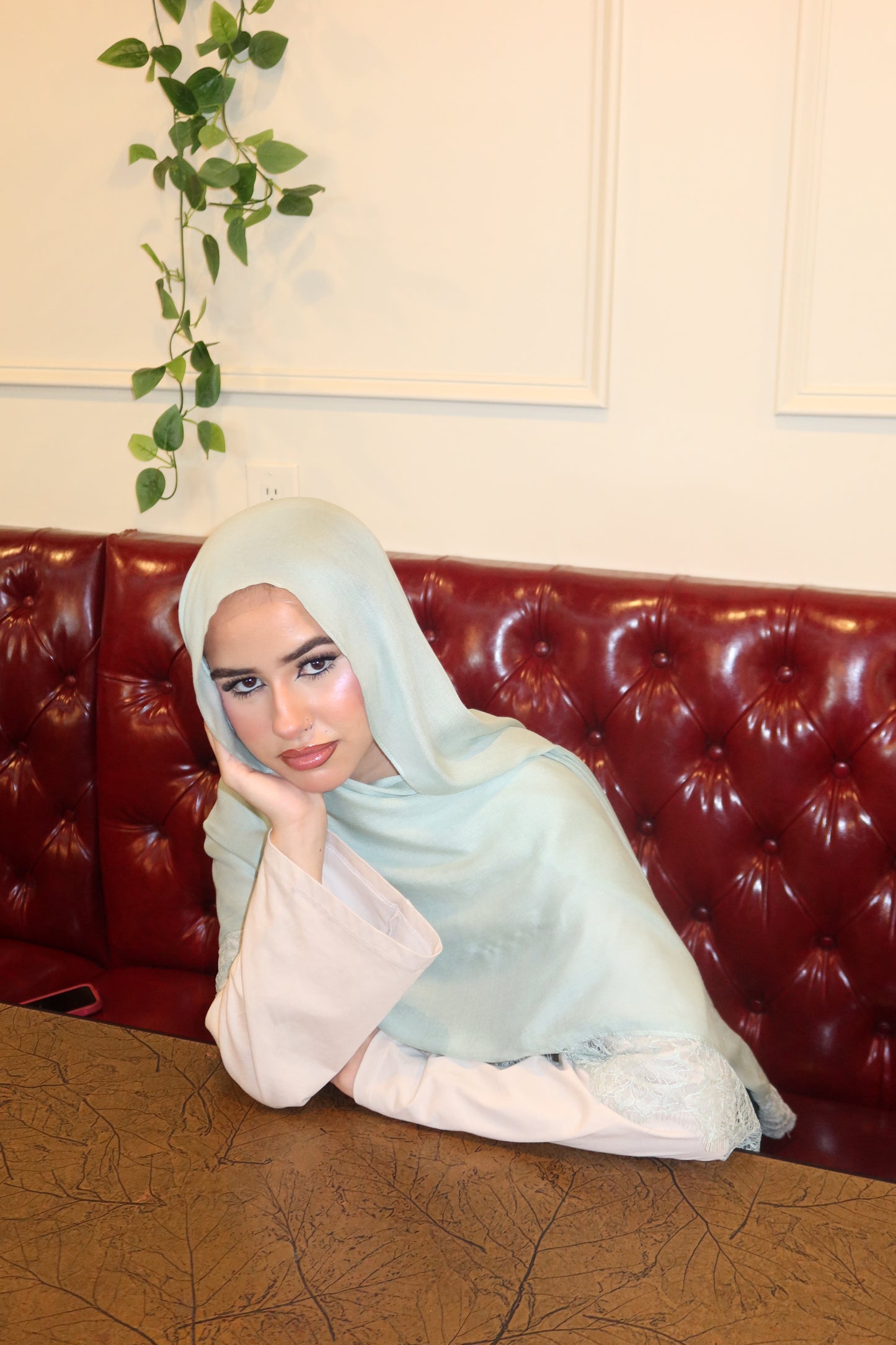 Mint Green Lace