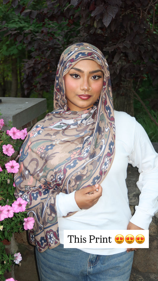Golden Serenity Pashmina